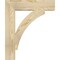 Ekena Millwork Thorton Block Rough Sawn Bracket, Douglas Fir, 4"W x 20"D x 24"H BKT04X20X24THR05RDF - alternate 2